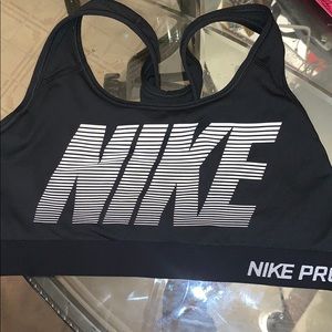 Nike black sports bra, worn once